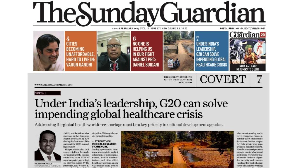 Under India’s leadership, G20 can solve impending global healthcare crisis