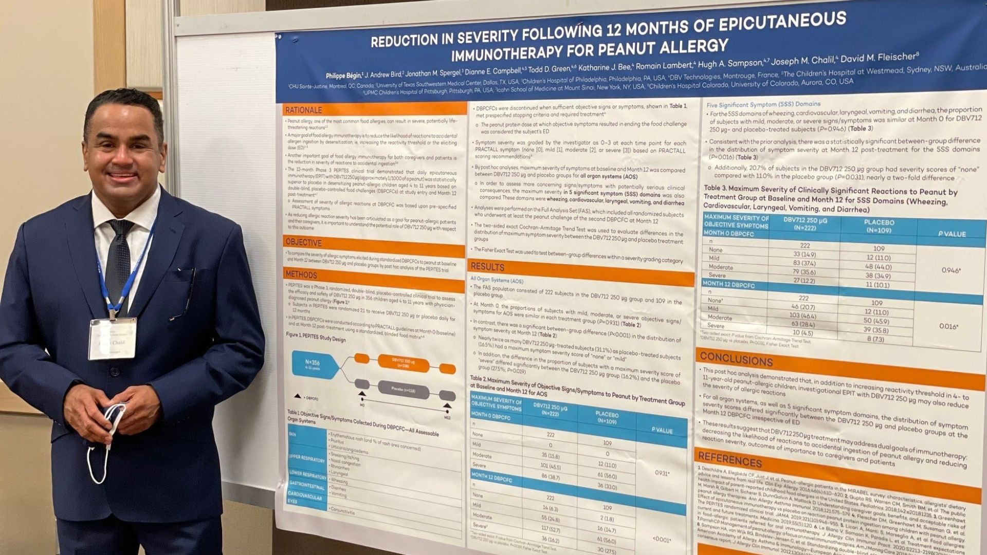 Reduction in Severity Following 12 Months of Epicutaneous Immunotherapy for Peanut Allergy