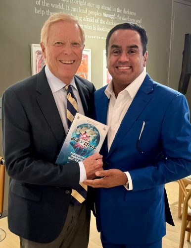 Dr Chalil with Dick Gephardt (The former U S Representative and House Majority Leader)