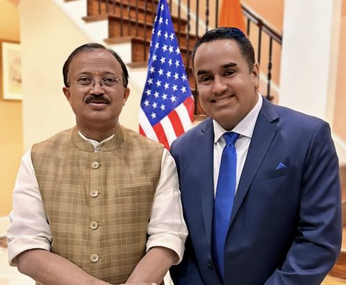 Former Minister of State for external affairs Mr V Muraleedharan MLA