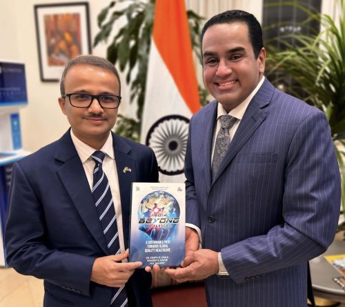 Hon Consul General of India in NY Amb Binaya Pradhan