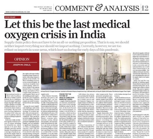 Let this be the last medical oxygen crisis in India