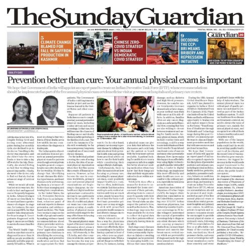 Prevention better than cure Your annual physical exam is important