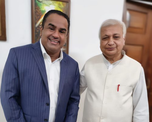 The Governor of Kerala His Excellency Arif Mohammad Khan for dinner at the Raj Bhavan